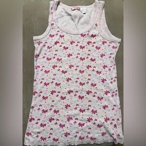 Vintage DEB Butterfly PrintTank Top